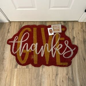 Welcome to Home ~ Give Thanks Doormat